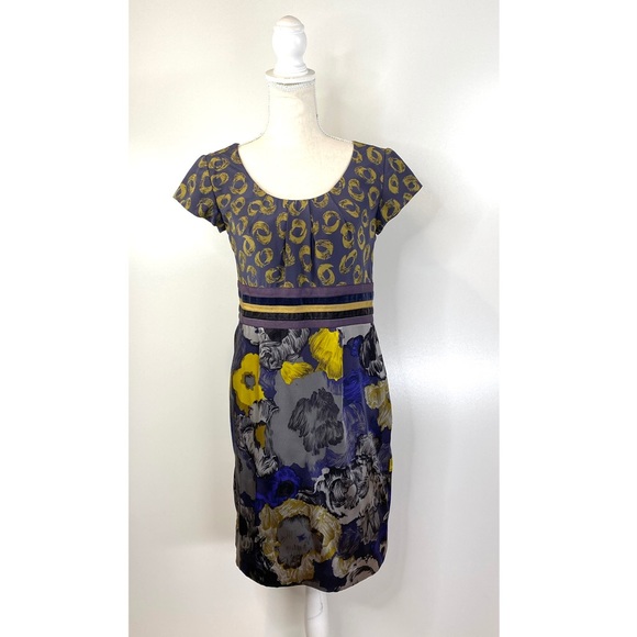 Boden Dresses & Skirts - Boden Limited Edition Silk Floral Dress Blue